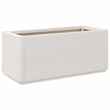 Garden Planter White 80x36x35 cm PP 368776
