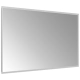 LED Bathroom Mirror Transparent 100 x 60 cm Tempered Glass 42045824