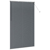 Venetian Blinds Manual Dark Grey 220 x 125 cm Aluminium 42006102