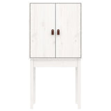 Highboard White 60x40x120 cm Solid Wood Pine 821745