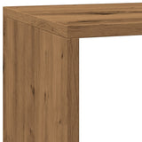 Room Divider Bookcase 3-Tier Artisan Oak 137.5x29x103.5 cm Engineered Wood 857984