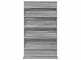 Magazine Rack Grey Sonoma 70 x 41 x 156 cm Engineered Wood 899524