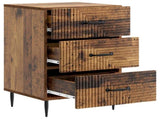 Bedside Cabinet Old Wood 43 x 41 x 66.5 cm Engineered Wood 894793