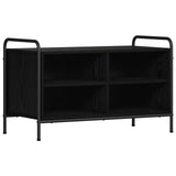 TV Cabinet 80 x 39.5 x 50 cm Black Oak Engineered Wood 8013752