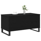 Coffee Table Black Oak 90 x 44.5 x 45 cm Engineered Wood 862968
