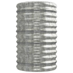 Garden Raised Bed Galvanised Steel 224x40x68 cm Silver 318902