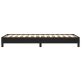 Bed Frame without Mattress Black 90x190 cm Single Single Faux Leather 349839