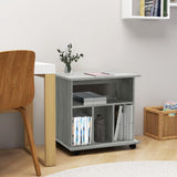 Rolling Cabinet Grey Sonoma 60x45x60 cm Engineered Wood 826355