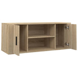 ZNTS TV Cabinet Sonoma Oak 100x35x40 cm Engineered Wood 823094