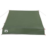 Camping Tent A-Frame 2-Person Green Waterproof 94755