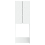 Toilet Cabinet DELFT White 66 x 25.5 x 190 cm Engineered Wood 897135