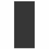 Roller Blind Blackout 120 x 230 cm Black 240167