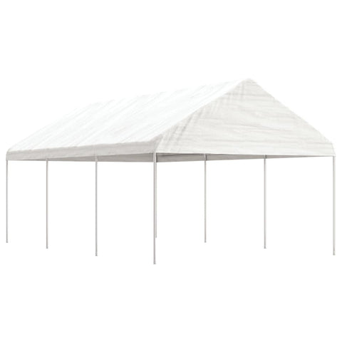 Gazebo with Roof White 6.69x4.08x3.22 m Polyethylene 3155511