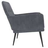 Armchair Dark Grey Velvet 42024042