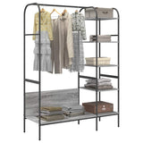 Clothes Rack with Shelf Grey 120 x 44 x 160 cm Engineered Wood 868448