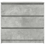 Sideboard Concrete Grey 80x35x76 cm Engineered Wood 861736