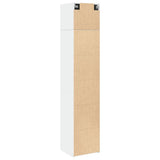 Slim Storage Cabinet White 45x42.5x225 cm Engineered Wood 3281287
