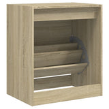 Shoe Cabinet Sonoma Oak 60x42x69 cm Engineered Wood 839982