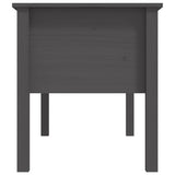 Coffee Table Grey 102x49x55 cm Solid Wood Pine 820943