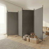 5-Panel Room Divider Anthracite 433x180 cm Fabric 350268