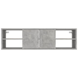 Wall Shelf Concrete Grey 102x30x29 cm Engineered Wood 806260