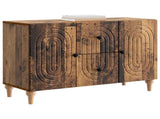 TV Cabinet Old Wood 89 x 34.5 x 60 cm Engineered Wood 894203