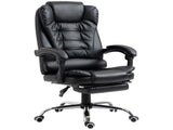 Executive Office Chair, PU Leather Home Office Chair with Swivel Wheels, Reclining Backrest, T3398P328187