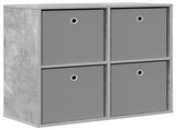 Sideboard with Drawer Concrete Grey 68.5 x 32 x 67 cm 8000543