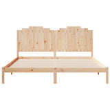 Extra Long Bed Frame without Mattress 200x210 cm Solid Wood 3309221