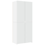 Highboard White 80x42.5x185 cm Engineered Wood 3281434