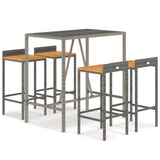 Garden Bar Set Grey 3187677