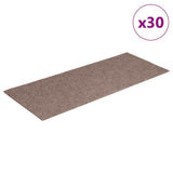 Stair Mats Self-adhesive 30 pcs 60x25 cm Light Brown Rectangular 3365703