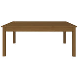 Coffee Table Honey Brown 100x100x40 cm Solid Wood Pine 814292