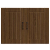 Kitchen Wall Cabinet Lucca Brown Oak Engineered Wood 853834