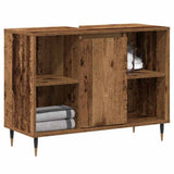 Bathroom Cabinet Old Wood 80 x 33 x 60 cm Engineered Wood 873892