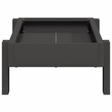 Chicken Feeding Trough Black 80 x 28 x 13.5 cm 874621
