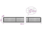 Gabion with 3.5 mm Wire and 5x2.5 cm Mesh 800x50x50 cm 3461842