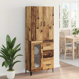 Highboard Old Wood 69.5 x 34 x 180 cm Engineered Wood 3415785