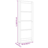 Interior Door White 83 x 211 cm Plywood 42052395