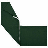 Cushion with Pillow HEERLEN 2 pcs Dark Green Fabric 926072