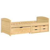 Day Bed with 5 Drawers without Mattress "IRUN" 90x200 cm 3185211