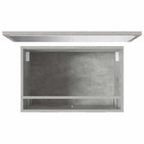 2 Piece Bathroom Furniture Set Concrete Grey Engineered Wood 856373