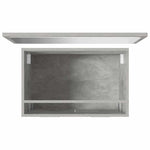 ZNTS 2 Piece Bathroom Furniture Set Concrete Grey Engineered Wood 856373