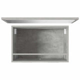 ZNTS 2 Piece Bathroom Furniture Set Concrete Grey Engineered Wood 856373