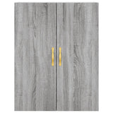 Highboard Grey Sonoma 69.5x34x180 cm Engineered Wood 3195889