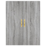 Highboard Grey Sonoma 69,5x34x180 cm Engineered Wood 3195889