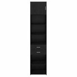 Highboard Black Oak 50 x 42.5 x 225 cm Engineered Wood 3402817