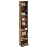 CD Cabinet Old Wood 33 x 23.5 x 175 cm Engineered Wood 8012654