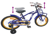 Kids Bike 16 Inches for 4-6 Years Old Dark Blue 42009305