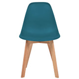 Dining Chairs 6 pcs Turquoise Plastic 244782